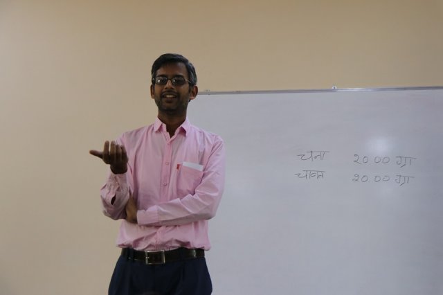 Our resource person Ankush.